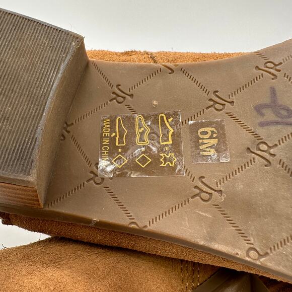 Jack Rogers Kali Tan Suede Bow Bootie Women's Size 6M Good Used Condition - Picture 9 of 9